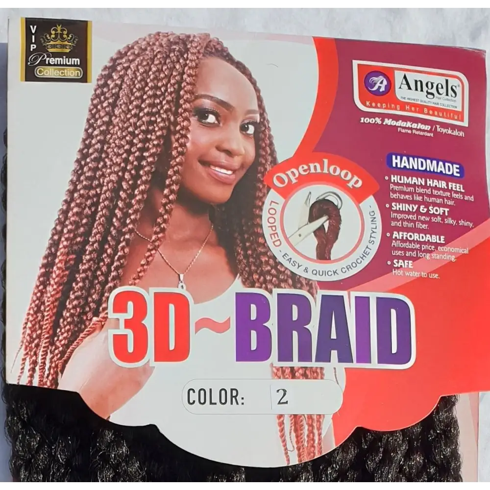 3D Braid Colour No 2 - Crochet