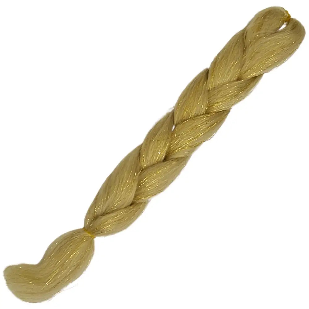 Afrihair Glitter Braid No E613 - Blonde - 24 Inch Glitter