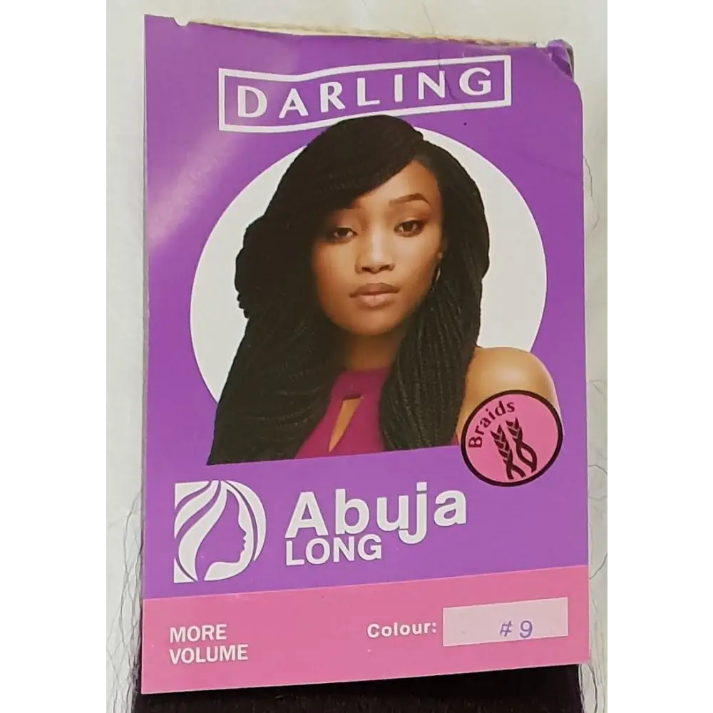 24 Inch Prepulled Kanekalon Braiding Hair Abuja 9 - Dark