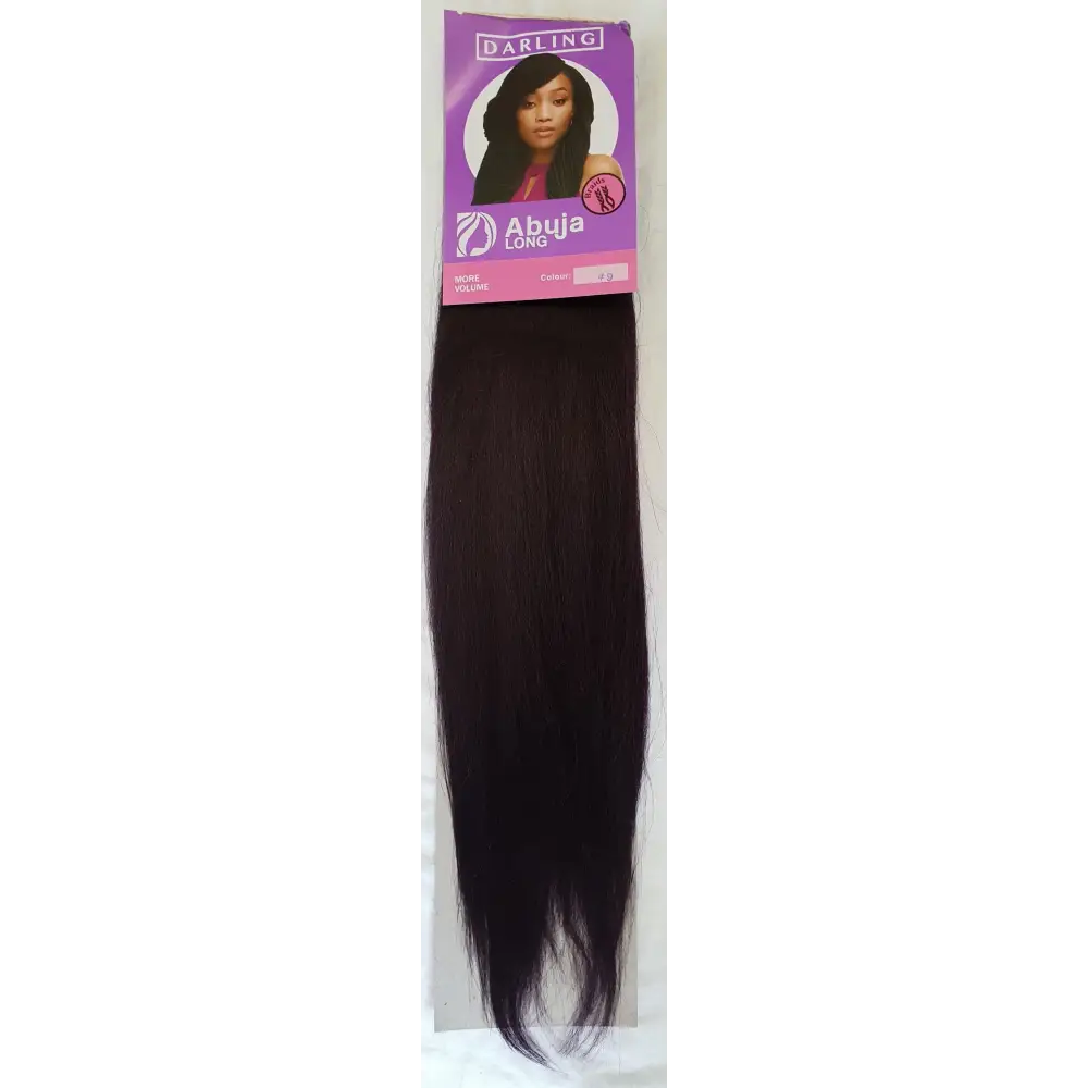24 Inch Prepulled Kanekalon Braiding Hair Abuja 9 - Dark