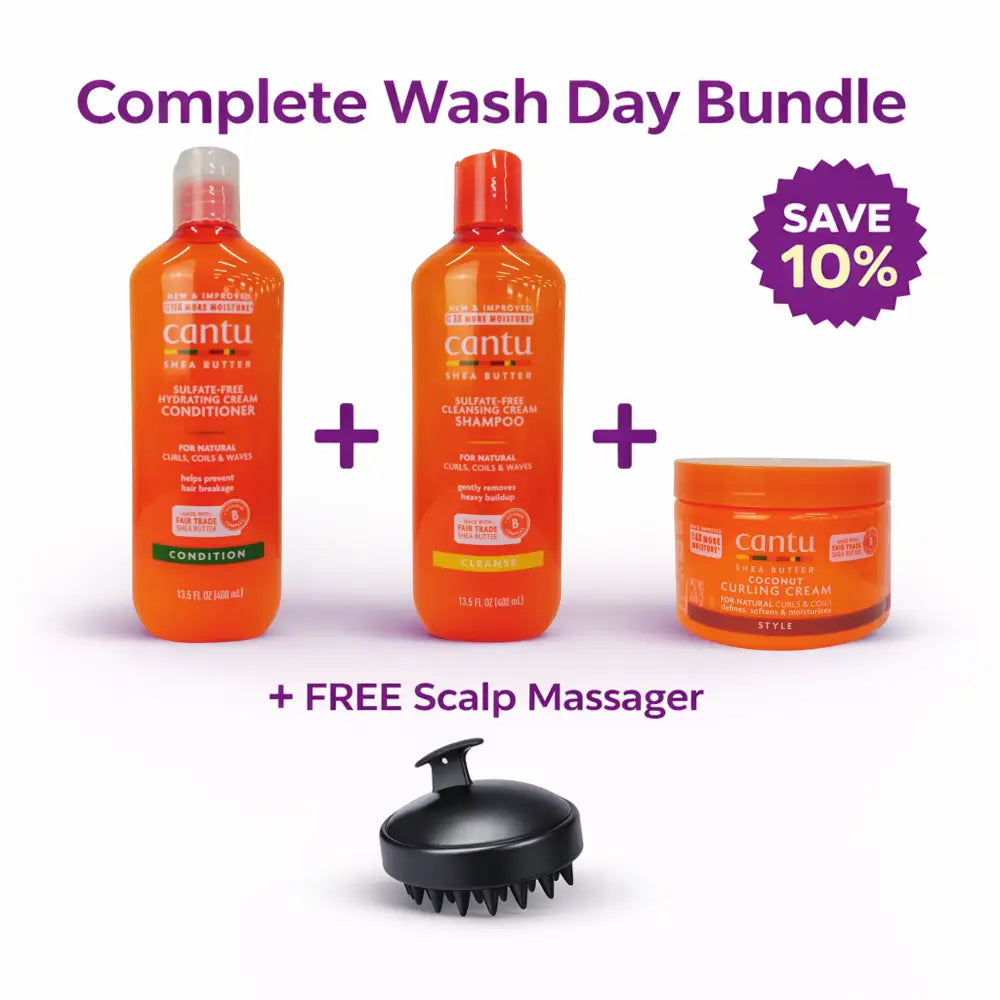 Cantu Wash Day Essentials Bundle (Save 10% ) - Hair