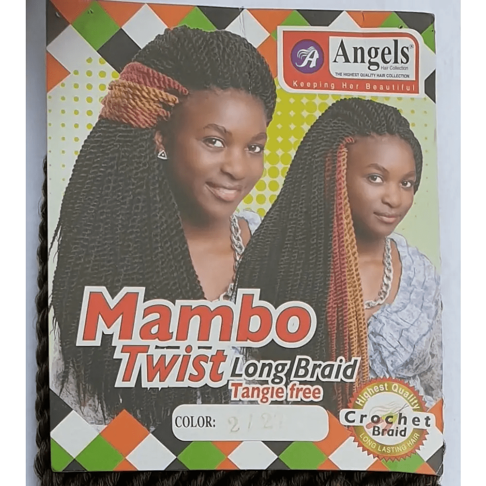 Mambo Twist Crochet Braids Long Colour No 2/27 - Black / Golden Blonde | Afrihair