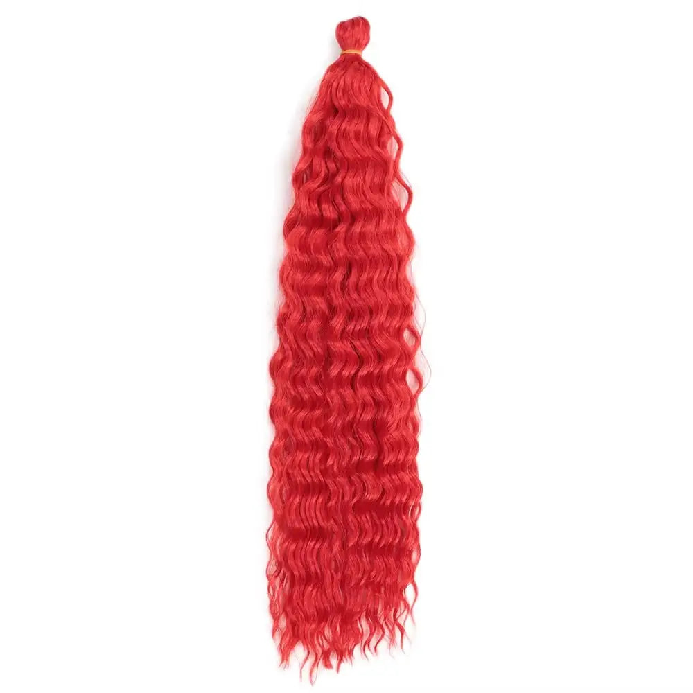 Ocean Wave / Ariel Curl - Red - Hair Peices
