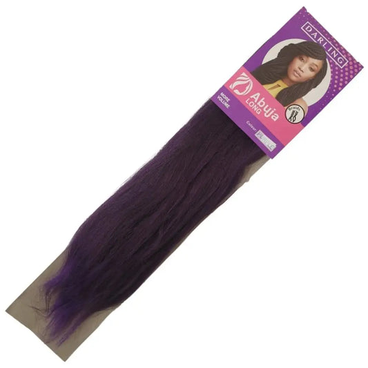 24 Inch Prepulled Kanekalon Braiding Hair Abuja PURPLE - 24 