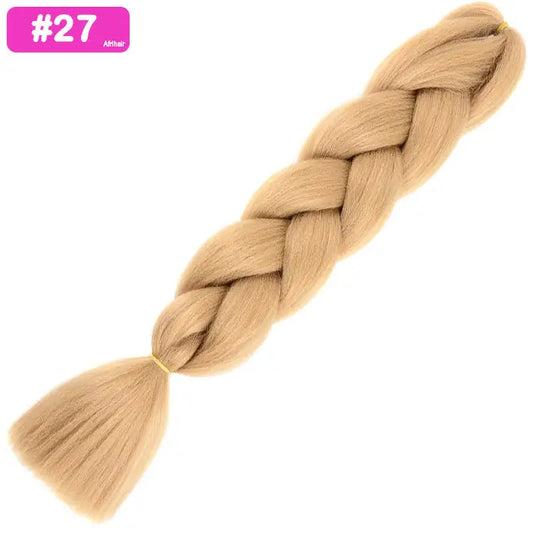 #27 - Jumbo Braiding Hair 24 Inch Dark Blonde - Afrihair