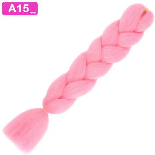 A15 - Jumbo Braiding Hair 24 Inch Pink - Afrihair - 24 Inch