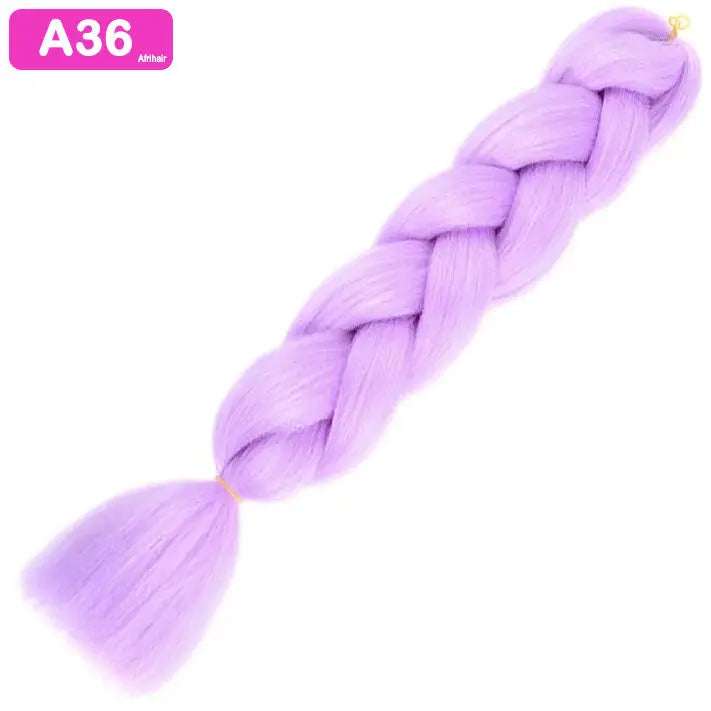 A36 - Jumbo Braiding Hair 24 Inch Soft Purple - Afrihair