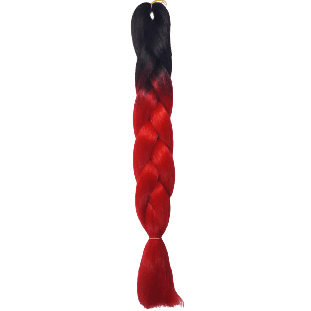 Afrihair Braid No B22 - Ombre Black/Red | Afrihair