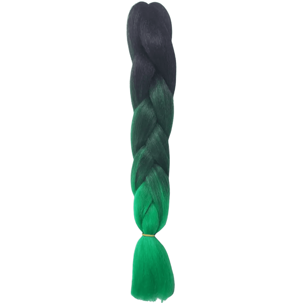 Afrihair Braid No C7 - Ombre Black/Green/Green | Afrihair