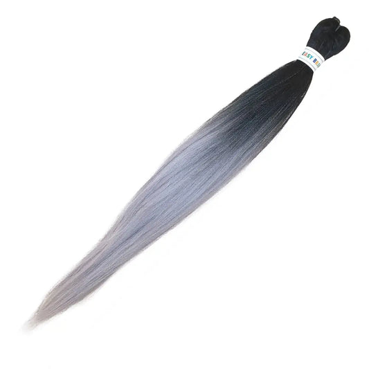 Afrihair Pre Stretched Braid K-B13 - Ombre Black/Grey | Afrihair