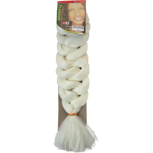 Afrihair Xpression Colour WHITE - 41 Inch Braiding Hair