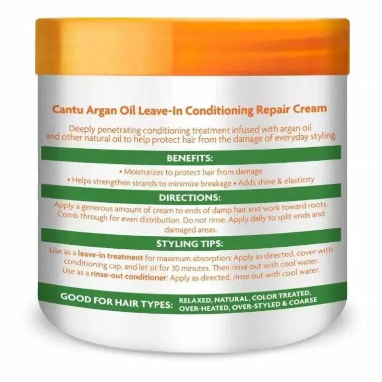 Cantu Argan Oil Leave-In Conditioning Repair Cream 453g (16 oz) | Afrihair