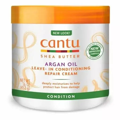 Cantu Argan Oil Leave-In Conditioning Repair Cream 453g (16 oz) | Afrihair