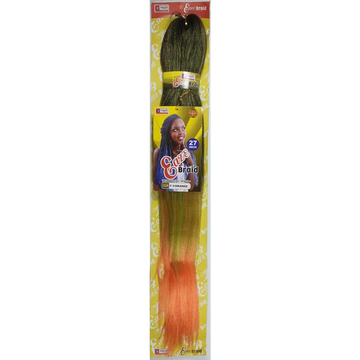 Eaze Braid F-3/Orange - 27 Inch Prepulled