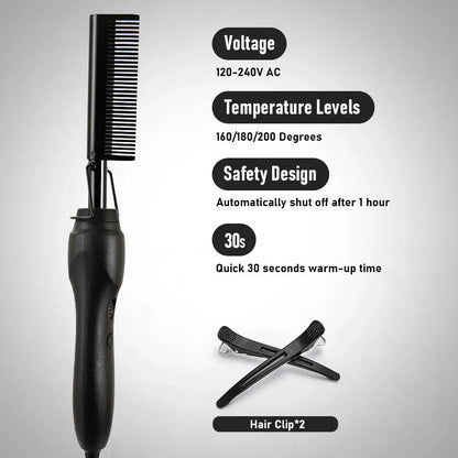 Hot Comb - Hair Press Comb - Hair Products & Accessories ->