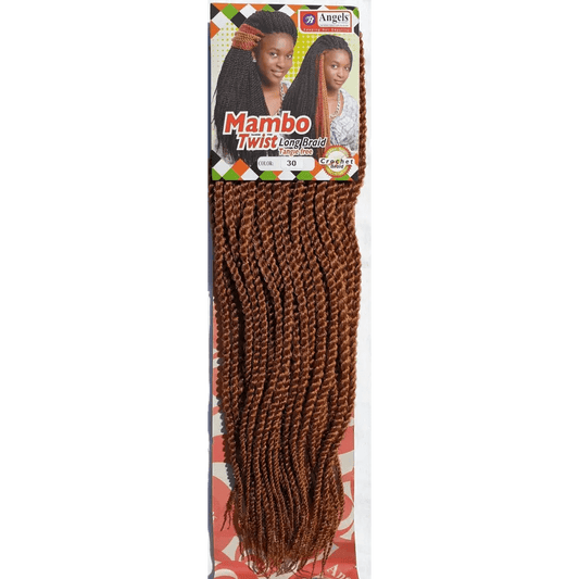 Mambo Twist Crochet Braids Long Colour No 30 - Brown | Afrihair