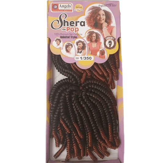 Shera Pop Colour 1/350 - Black / Burnt Red | Afrihair