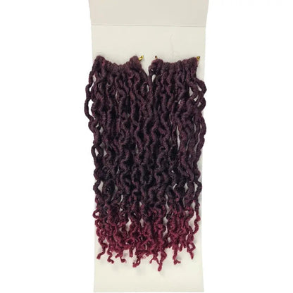 Super Natural Locs Colour 1/900 - Black / Maroon | Afrihair