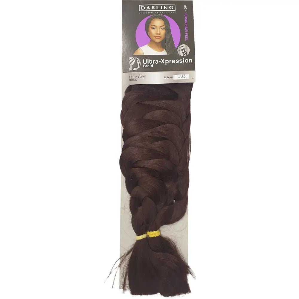 Ultra Xpression Braid - Darling - Colour 33 - Brown | Afrihair