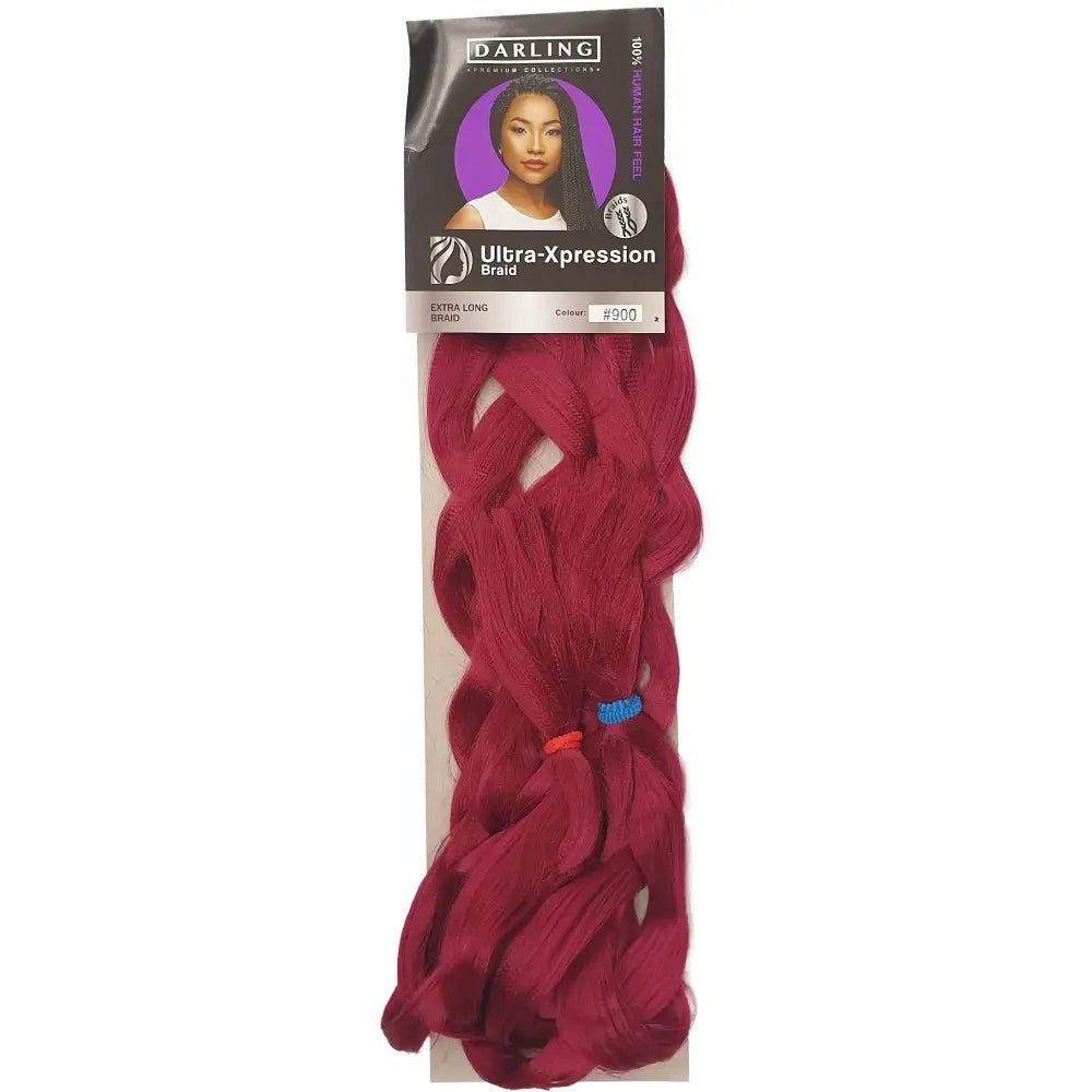 Ultra Xpression Braid - Darling - Colour 900 - Maroon | Afrihair